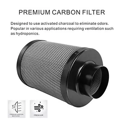 4 /5 /6 /8  Activated Carbon Filter Fo Hydroponics Grow Tent Fan Ventilation Kit • $59.95