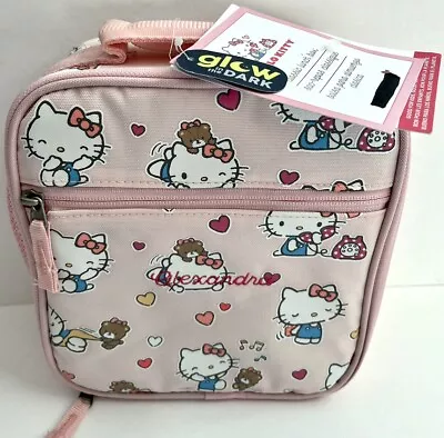 Pottery Barn Kid Hello Kitty Classic Lunch Box *alexandra* Sanrio New Pink Heart • $18.39