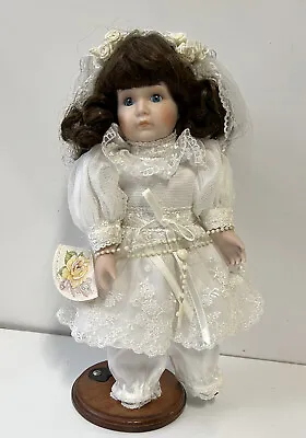 Porcelain Victoria Ashlea Originals - Musical First Communion Doll Marie ~1992 • $15