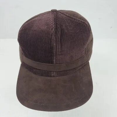 Vintage Langenberg Co. Men's Hat Cap Insulated With Ear Flap Brown Size Large • $24