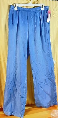 MERONA Womens Wide Leg Mid-Rise Relaxed Hip & Thigh Pants Or Scrubs XS S L XL • $9.99