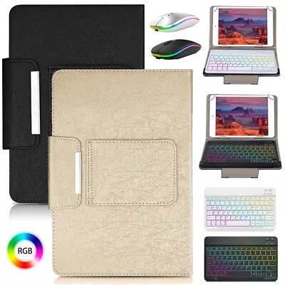 For Samsung Galaxy Tab S9 S8 S6 Lite A9 Plus Backlit Keyboard Mouse Case Cover • £12.99