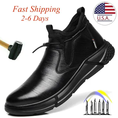 $26.99 • Buy Mens Indestructible Waterproof Work Boots Safety Shoes Steel Toe Shoes Non Slip
