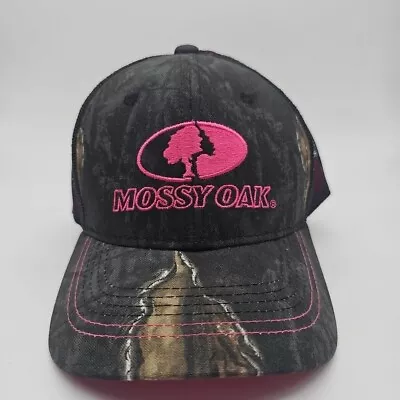 Mossy Oak Camo Mesh Pink Lettered Adjustable Hat • $12