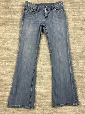 X2 Denim Laboratory Jeans Womens 10 Blue Denim Flare Leg Casual • $12.99