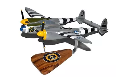 USAF Lockheed P-38 Lightning Mama's Boy Desk Display WW2 Model 1/32 SC Airplane • $420