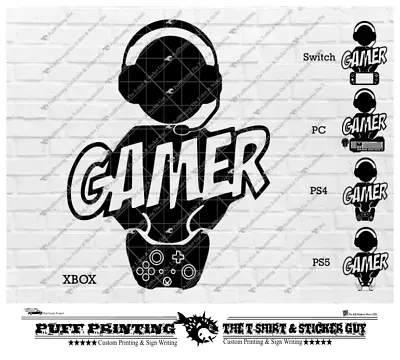 £3.49 • Buy GAMER Eat Sleep Game Wall Art Stickers Gaming Boys Girls Kids Bedroom Decals