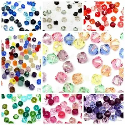 $5.49 • Buy Fashion Jewelry 1000pcs Glass Crystal 2mm Bicone Beads #5301 U Pick Colors