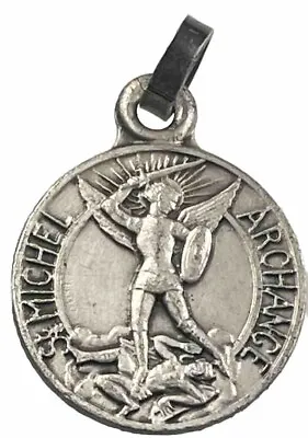 Vintage Catholic St Michel St Michael Petite  Religious Medal • $9.99