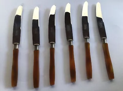 Art Deco Beusoli Rostfrei Set Of 6 Fruit Knives • $40