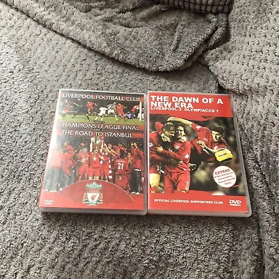 2 Liverpool Fc Dvds Istanbul 2005 Champions League Olympiakos 3 Discs Football • £6.99