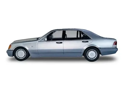 1994 Mercedes S Class 1/18 Diecast Car S500 V8 W140 Silver Model Car • $99.99