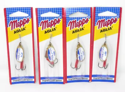 Lot Mepps Aglia Original French Spinner Fishing Lure • Vintage 3 Hook New NOS • $16.99