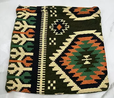 Kilim Pillow Cover Turkish Southwestern Bohemien Moroccan Boho Kilim Rug Cover • $36.95