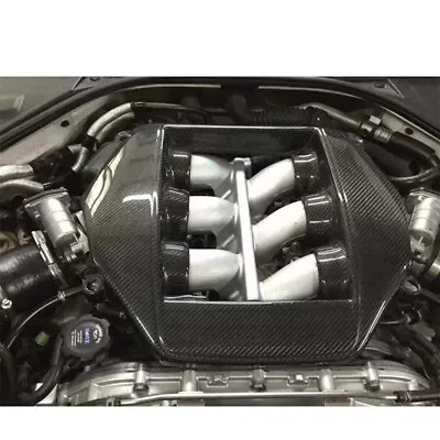 Real Carbon Fiber Front Engine Cover Motor Fit For Nissan GTR R35 2009-2021 • $259