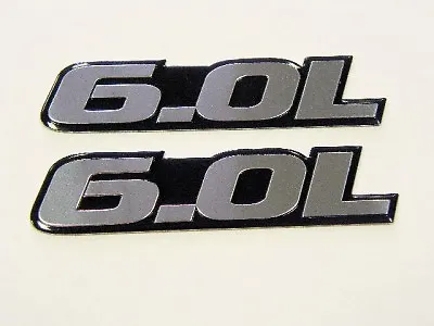 $9.50 • Buy 2 Chevy Gmc Vortec V8 6.0l Engine Badge Emblems Pair
