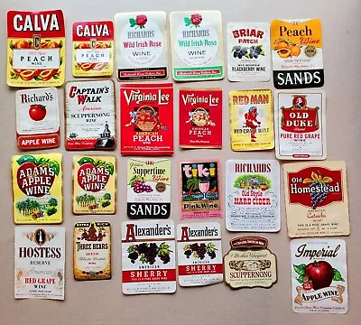 Lot Of 39 Different Vintage Wine Bottle Labels Petersburg VA • $12