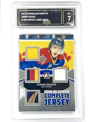 Connor McDavid • ITG Heroes & Prospects • 2013 Complete Jersey • GMA • 1 Of 9 • $225