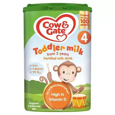 Cow & Gate 4 Growing Up Milk 800g Powder 2-3 Years • £15.95