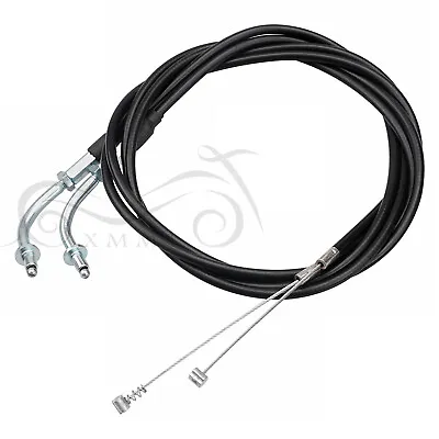 Motorcycle Black Throttle Cable Steel Wire Set For Harley Sportster XL1200/883 • $12.98