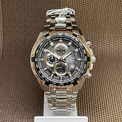 Casio Edifice EF-539D-1A5 Black Dial Chronograph Tachymeter Men's Casual Watch • $231