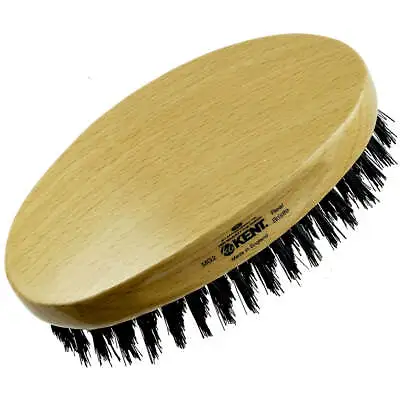 Mens Finest Black Boar Bristle Military Hair Brush • $68