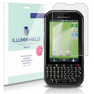 ILLumiShield Matte Screen Protector W Anti-Glare/Print 3x For Motorola TITANIUM • $10.95