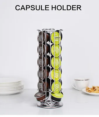 Dolce Gusto Capsule Coffee Pod Holder Tower Stand Rack Revolving • $22