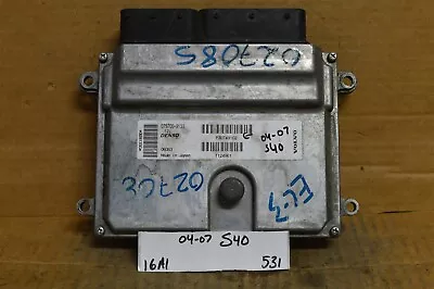 04-07 Volvo S40 V50 C70 V70 Engine Control Unit ECU P30743102 Module 531-16A1 • $9.99