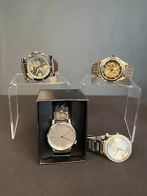 Lot Of 4 Watches - Folio - Akribos And Komono - Nice Lot. • $79.99