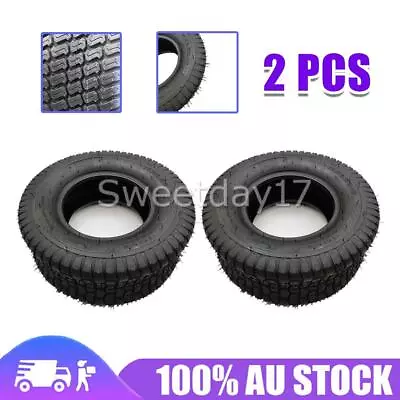 2pcs Commercial Turf Saver Tubeless Tyres 16 X 6.50 X 8 For Ride On Mowers • $128.95