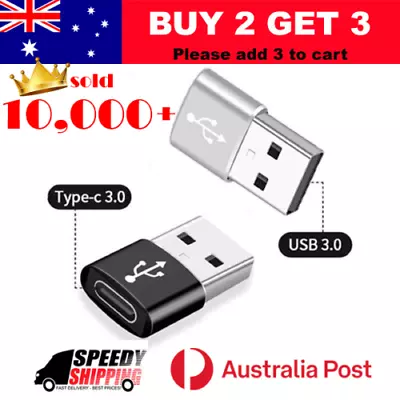 $4.49 • Buy USB C 3.0 Type A Male To USB C 3.1 Type C Female Adapter Converter OTG