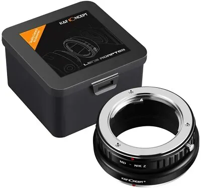 Manual Lens Adapter For Minolta Rokkor SR MD MC Lens To Nikon Z Z6 Z7 Cameras • $27.48