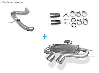 Stainless Steel Racing Complete System From Cat R32-Design VW Golf 5 TSI 2x100mm • $1208.25