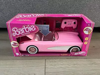 Barbie MOVIE  Remote Control Barbie Corvette Car NEW • $144.37