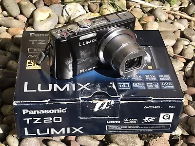 Panasonic LUMIX DMC-TZ20 14.1MP Digital Camera Boxed *Extras* • £110