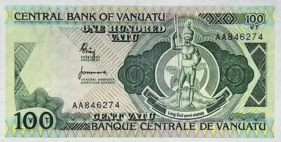 VANUATU - 100 Vatu - ND(1982) - Pick 1 - Gem Crisp Uncirculated! • $7