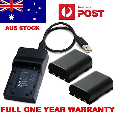 Battery / USB Charger For Canon EOS 350D EOS 400D DS126151 DS126071 Brand New • $56.88