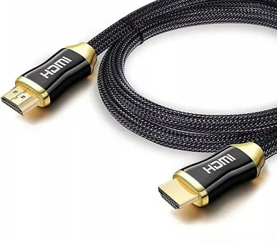 PREMIUM 5m Long HDMI TV Cable High Speed V2.0 HD 4K 3D For PS3 PS4 XBOX ONE SKY • £22.90