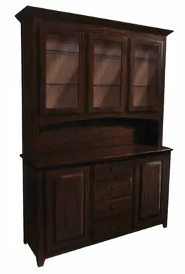 Custom Built For YOU! | Solid Wood Handcrafted Shaker 3 Door Hutch | USA Made! • $1999.99