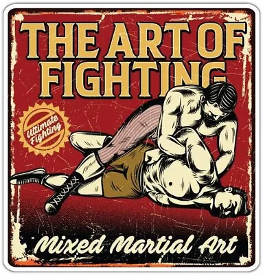 The Art Of Fighting MMA Mixed Martial Art Car Bumper Window Sticker Decal 4.6  • $3.99