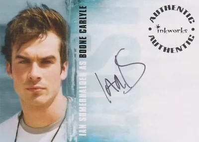 2007 Lost Season Three Ian Somerhalder As Boone Carlyle Autograph Card A33 • $59.88