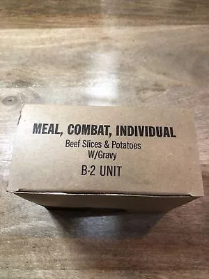 Vietnam War Era C-ration Empty Box Beef Slices With Potatoes And Gravy No Zip  • $14.99