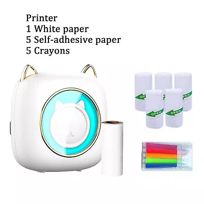 Pocket Printer Portable Thermal Printer Machine   Connection B5A0 • £22.03