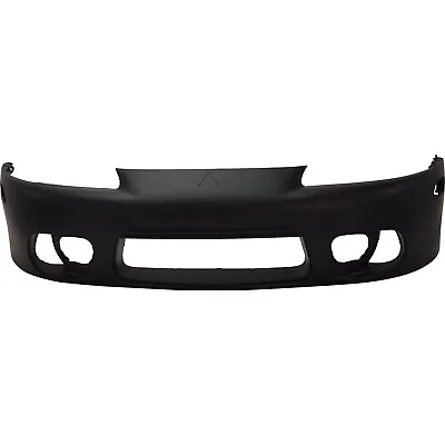 Front Bumper Cover For 1997-1999 Mitsubishi Eclipse Primed With Fog Light Holes • $150.86