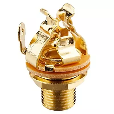 Gold Pure Tone Multi Contact Mono 1/4  Mono Guitar Output Jack PTT1G W/ Hardware • $6.99