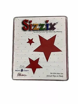 Provo Craft Ellison Sizzix 3 Stars 38-0154 Die Cutter 4.5  Cartridge • $15.95