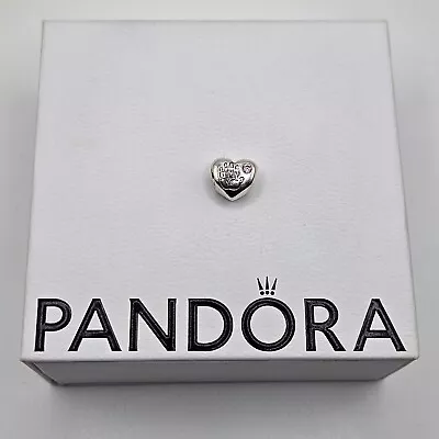 Genuine Pandora Pink It's A Girl Hand Print Charm ALE 925 #791280PCZ • £20