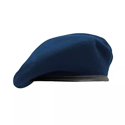  US Army Style Berets Wool British Military Berets For Men Navy Blue • $30.36