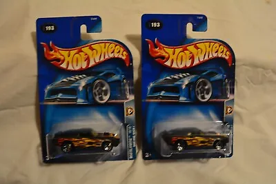 Two Hot Wheels 2003 Wastelanders Mustang Mach I 10/10 Black 193 Diecast 1:64 NEW • $17